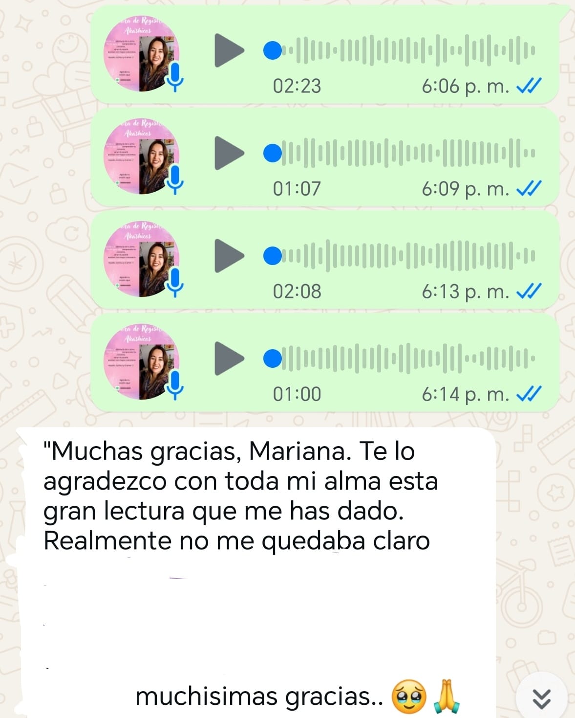 Testimonio de consultante